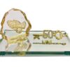 PRAYING HANDS WITH 5OTH BIRTHDAY KEY